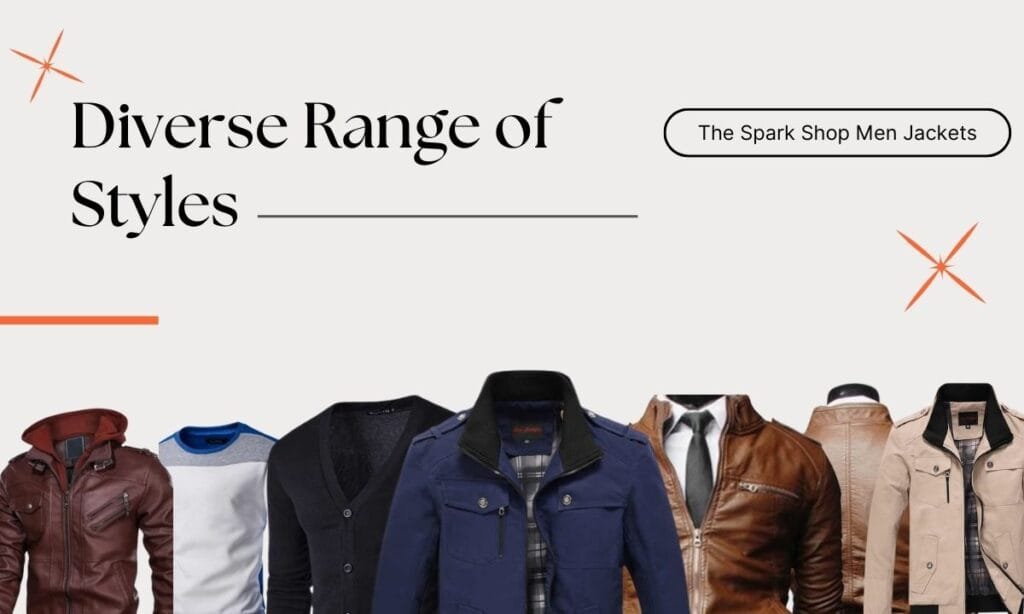 The Spark Shop Men Jackets - Diverse Range of Styles
